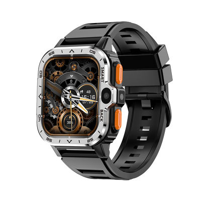 PGDWATCH 4+64GB सिल्वर एंड्रॉयड स्क्वायर फिटनेस वॉच एचडी डुअल कैमरा एनएफसी 4जी