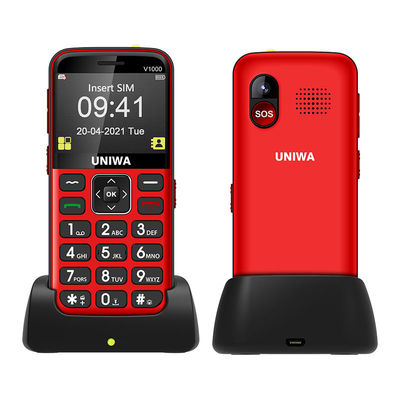 अच्छी कीमत UNIWA V1000 बुजुर्गों के लिए मोबाइल फोन 4G सुविधाजनक बुजुर्गों के लिए मोबाइल फोन ऑनलाइन