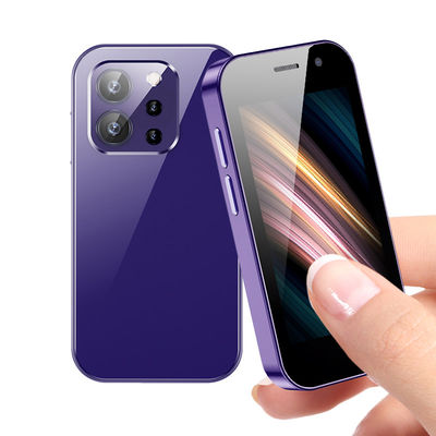 यूरोपीय संघ संस्करण छोटा 4G एंड्रॉयड फोन XS15 PRO 3.0'' 2000mAh हल्के लंबे समय तक चलने वाला