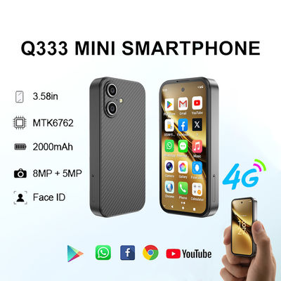 अच्छी कीमत Android 12.0 ऑपरेटिंग सिस्टम SOYES Q333 4+64GB स्मार्टफोन वाईफाई 2.4G/5G फेस आईडी 4G LTE टाइप-सी OTG 3.58'' स्क्रीन के साथ ऑनलाइन