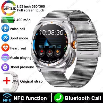 अच्छी कीमत TWS Smart Watch Durable Alloy PC Material IP67 Waterproof Full Touch Screen GT98 ऑनलाइन