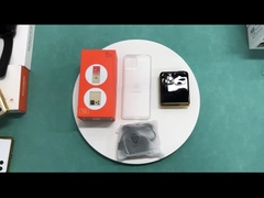 चार सिम डायल ब्लूटूथ एलईडी फ्लैशलाइट सुपर पतला फीचर फोन पी20 फोल्डेबल 2.4 'एचडी स्क्रीन
