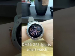 DM56-जीपीएस एंड्रॉयड स्मार्ट घड़ी फिटनेस के लिए कम्पास के साथ लंबी स्टैंडबाय जीपीएस