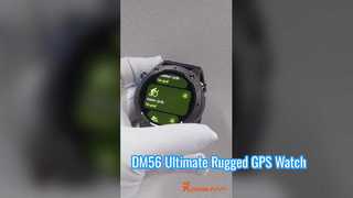 नई DM56 GPS स्मार्ट वॉच 1.43''HD AMOLED डिस्प्ले मल्टी GNSS कंपास, बैरोमीटर और अल्टीमीटर 5