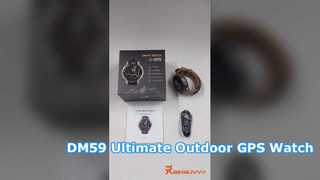 DM59 जीपीएस स्पोर्ट स्मार्ट वॉच, 1.43‑इंच AMOLED HD डिस्प्ले